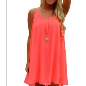 Preferhouse NEW TAGS Orange Summer Dress Size Medium